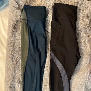 Two Pairs Women’s Leggings Athleta And Avia Size Medium